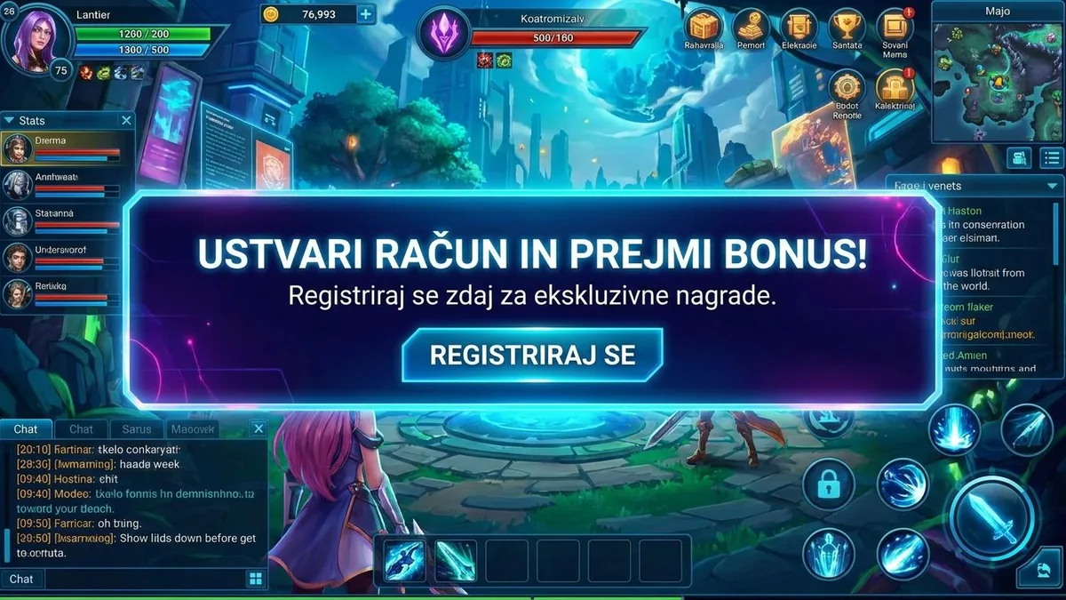 Registracija z bonusom